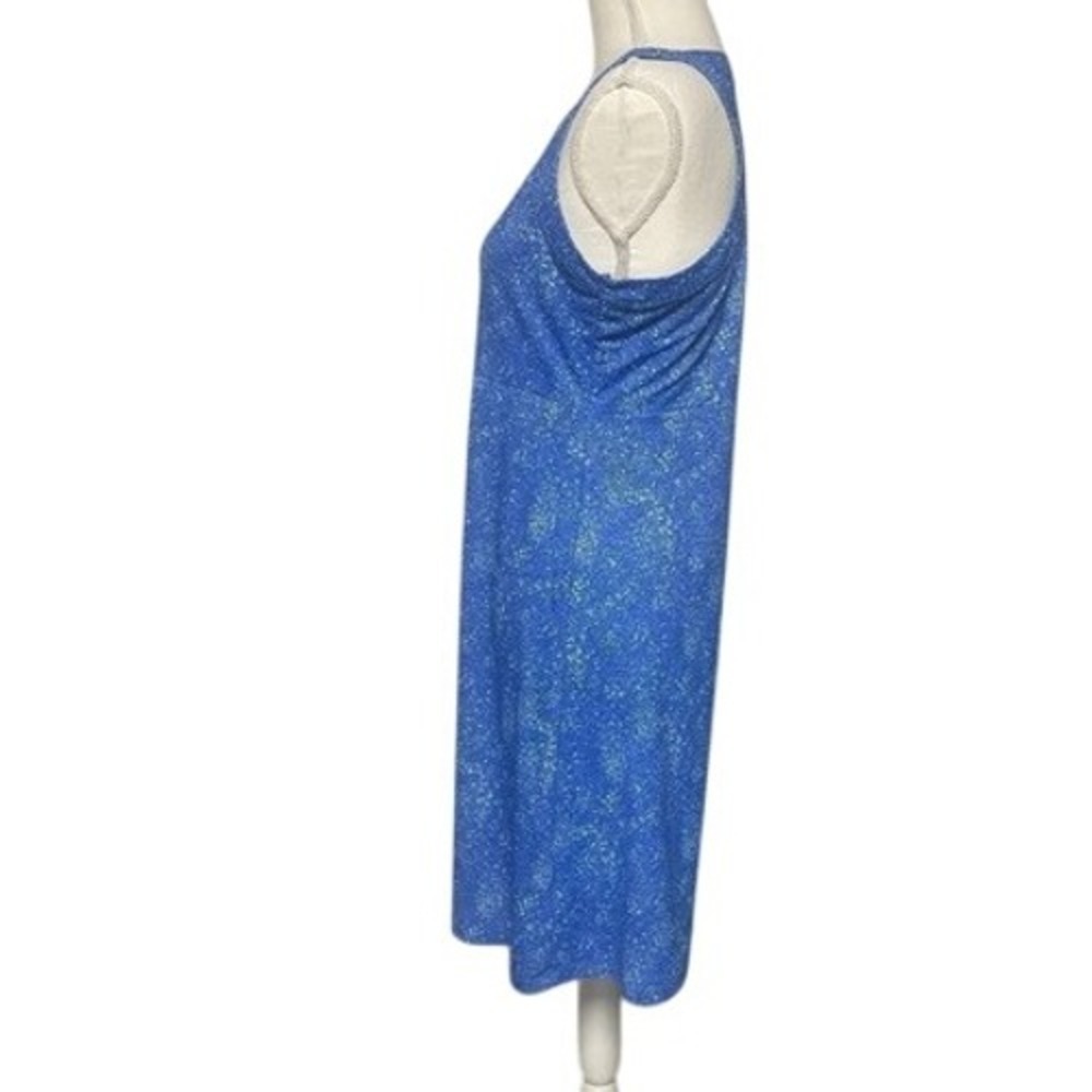 Columbia Racerback Blue Activewear Stretch Sleeveless Dress Women's Medium - Picture 4 of 7